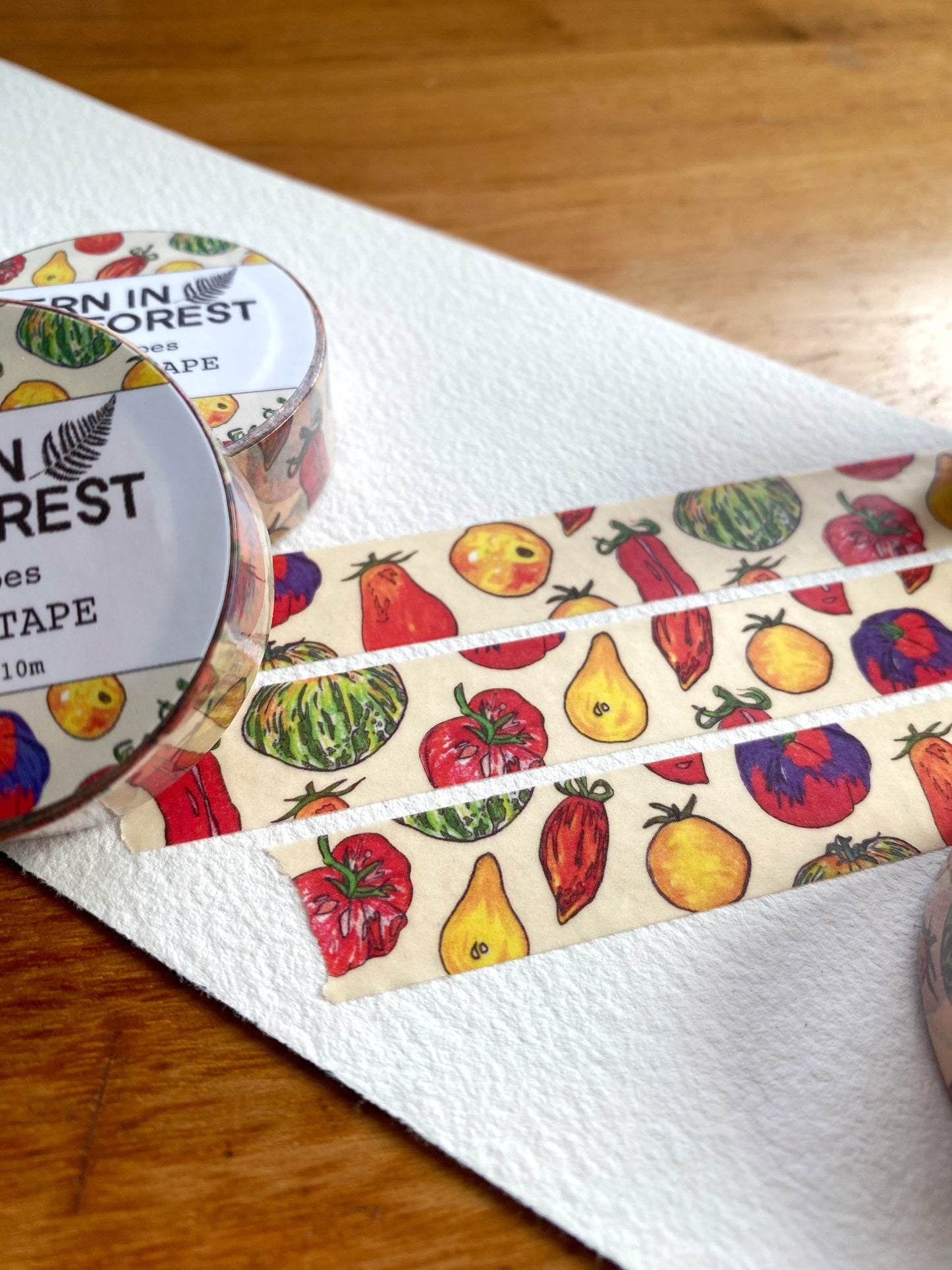 Tomato Watercolor Washi Tape