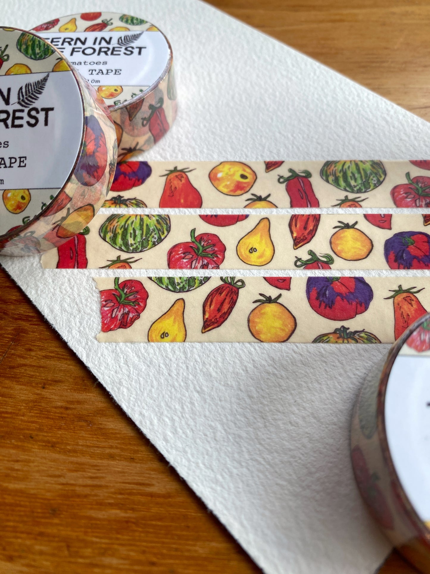 Tomato Watercolor Washi Tape
