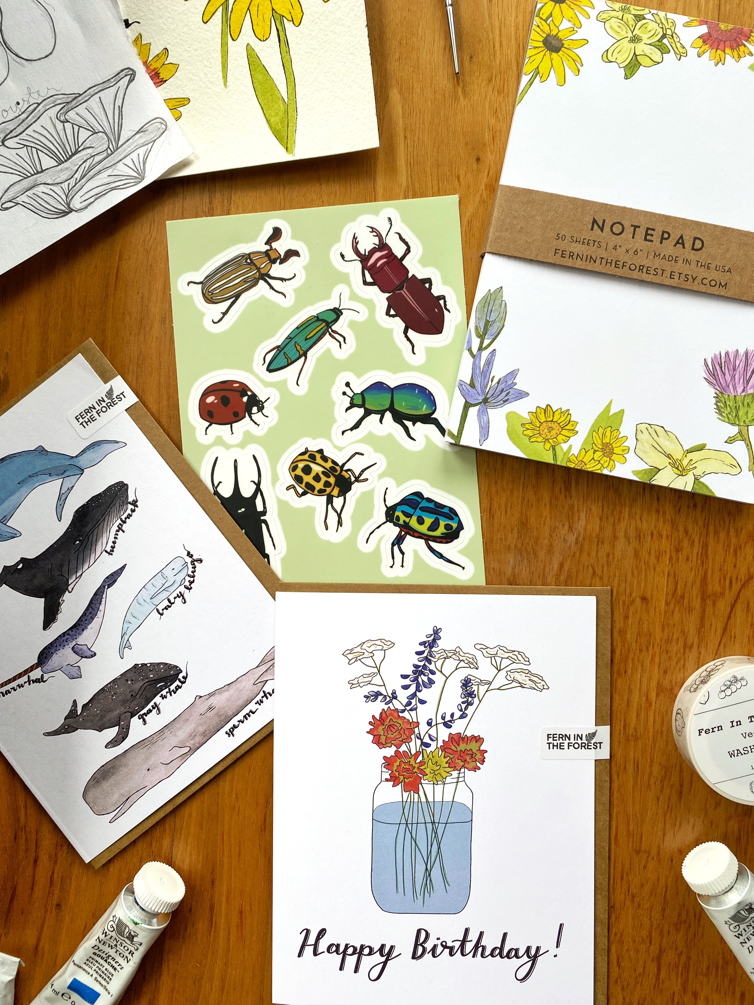 Fern In The Forest | Stationery and art in appreciation of nature