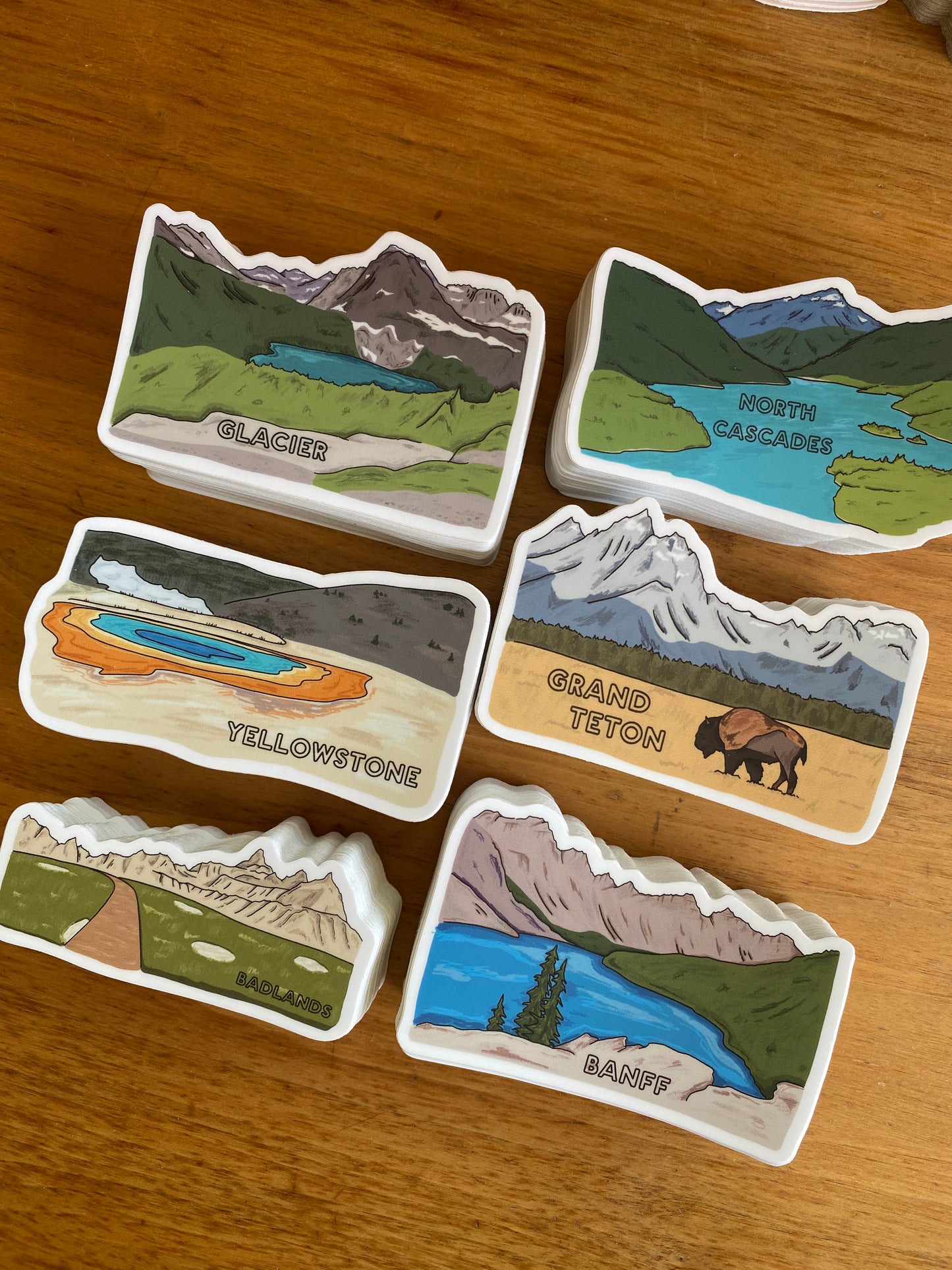 National Park Bundle- Illustrated Stickers