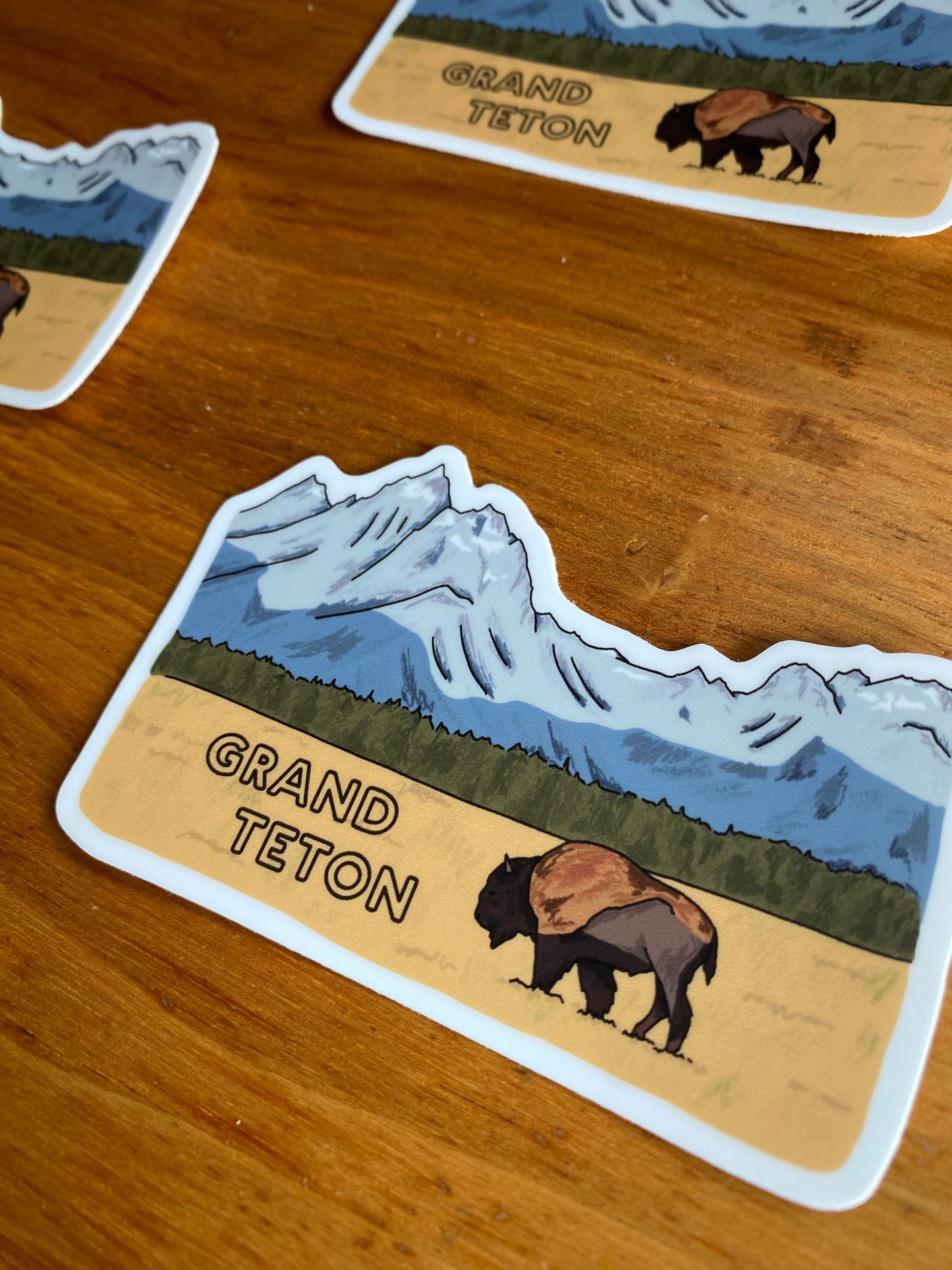 Waterproof grand teton national park sticker