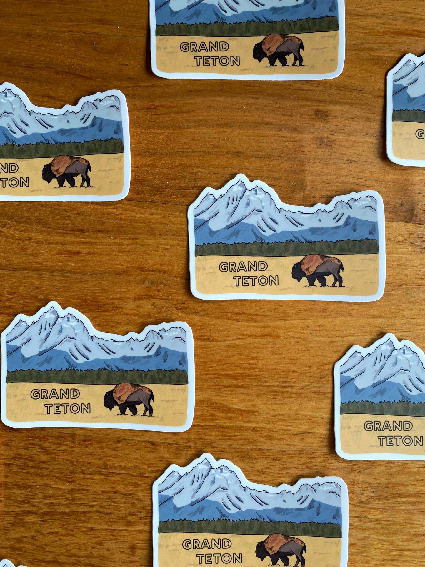 Waterproof grand teton national park sticker