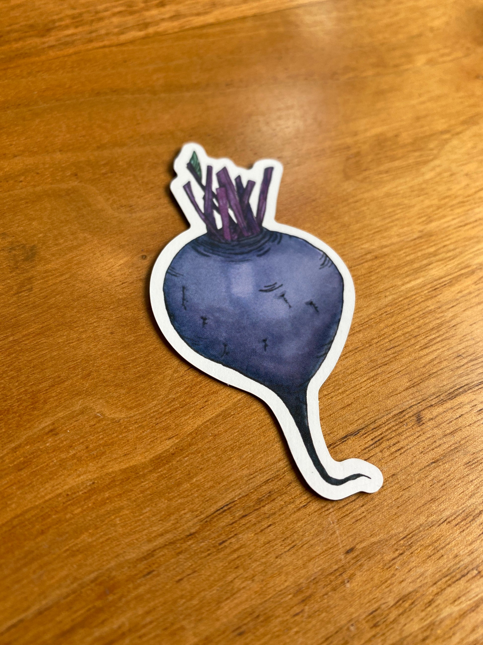 Watercolor beet sticker